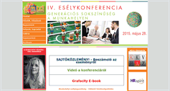 Desktop Screenshot of eselykonferencia.hu
