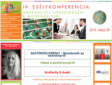 Tablet Screenshot of eselykonferencia.hu